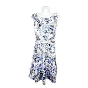 ACEVOG FIT AND FLARE SLEEVELESS DRESS